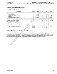 FW300C1 Datasheet Page 5