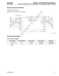 FW300C1 Datasheet Page 17