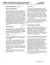 FW300H1 Datasheet Page 12