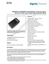 FW300R1 Datasheet Cover