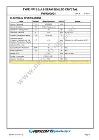 FW4000001 Datasheet Page 3