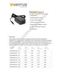 FWA020005B-10A Datasheet Cover