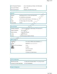 FWA020012B-10B Datasheet Page 2