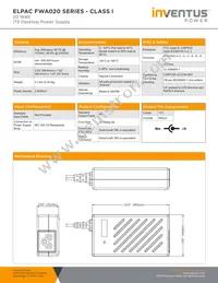 FWA020024A-10A Datasheet Page 2