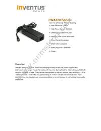 FWA120048A-11A Datasheet Cover