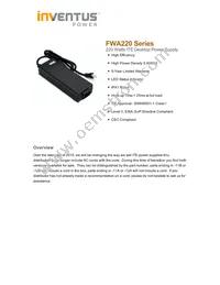 FWA220048A-11A Datasheet Cover