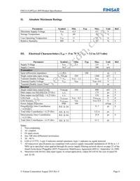 FWLF1524P2V61 Datasheet Page 4