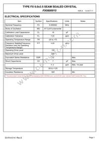 FX0800015 Datasheet Page 3