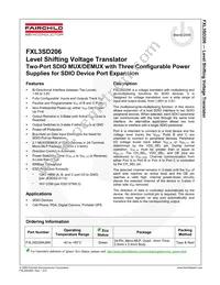 FXL3SD206UMX Datasheet Cover