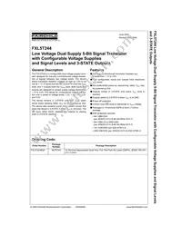 FXL5T244BQX Datasheet Page 2