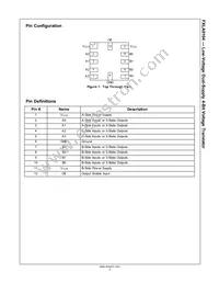 FXLA0104QFX-F106 Datasheet Page 2