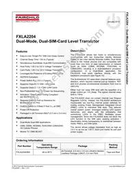 FXLA2204UMX Datasheet Page 2
