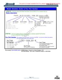 FXO-HC530-95 Datasheet Page 2