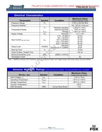 FXO-HC530-95 Datasheet Page 3