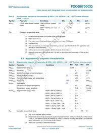 FXOS8700CQR1 Datasheet Page 9