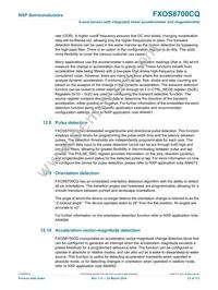 FXOS8700CQR1 Datasheet Page 23