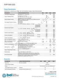 FXP1500-32G Datasheet Page 3