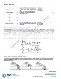FXP1500-32G Datasheet Page 11