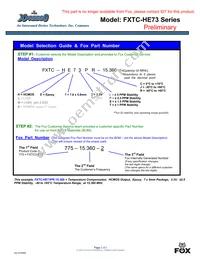 FXTC-HE73PR-44 MHZ Datasheet Page 2