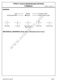 FY0800018 Datasheet Page 5