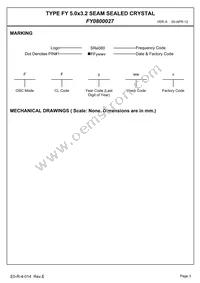 FY0800027 Datasheet Page 5