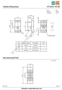 FY1101C-M-TR Datasheet Page 2