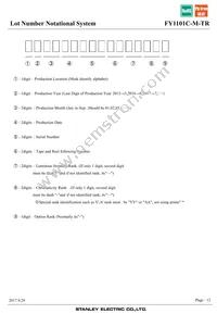 FY1101C-M-TR Datasheet Page 12