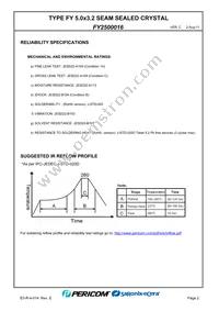 FY2500016 Datasheet Page 4