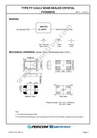 FY2500016 Datasheet Page 5