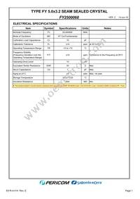 FY2500068 Datasheet Page 3