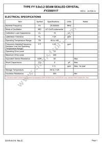 FY2500117 Datasheet Page 3