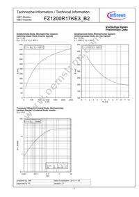 FZ1200R17KE3B2NOSA1 Datasheet Page 6