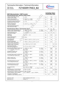 FZ1600R17KE3B2NOSA1 Datasheet Cover