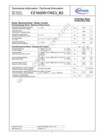 FZ1600R17KE3B2NOSA1 Datasheet Page 2