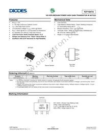 FZT1047ATC Datasheet Cover