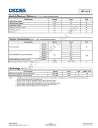 FZT1047ATC Datasheet Page 2