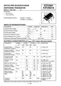 FZT2907ATA Datasheet Cover