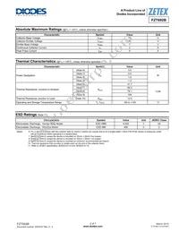 FZT692BTC Datasheet Page 2