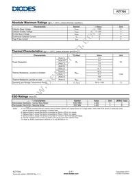 FZT705TC Datasheet Page 2