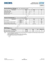 FZT751TC Datasheet Page 2