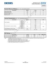 FZT753TC Datasheet Page 2