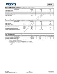 FZT849TC Datasheet Page 2