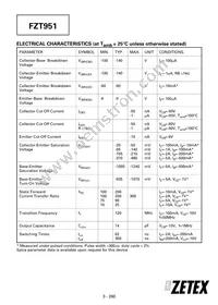 FZT953TC Datasheet Page 2