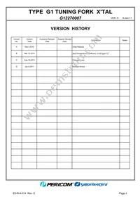 G13270007 Datasheet Page 2