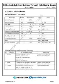 G23270013 Datasheet Page 3