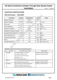 G23270023 Datasheet Page 3