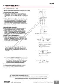 G2AK-232A DC24 Datasheet Page 6