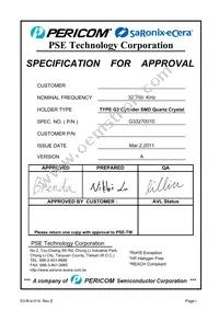 G33270010 Datasheet Cover