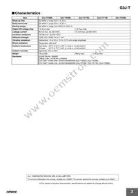 G3J-T405BL DC12-24 Datasheet Page 3