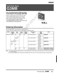 G3MB-202P-UTU DC5 Datasheet Cover